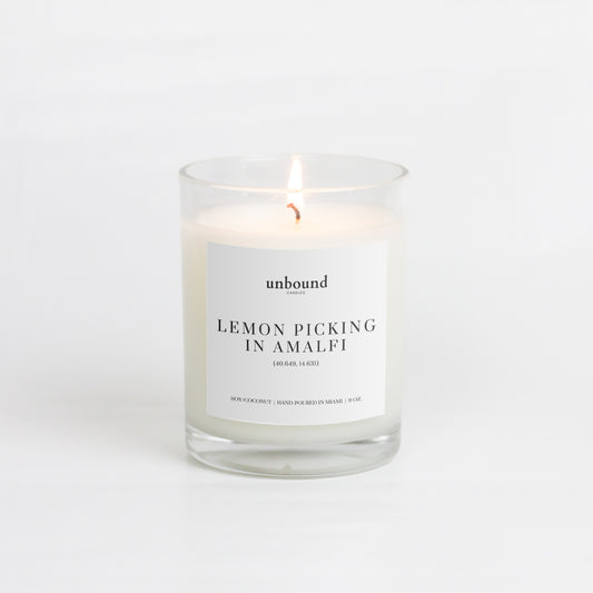 Unbound Candles - Lemon Picking in Amalfi - Product Picture